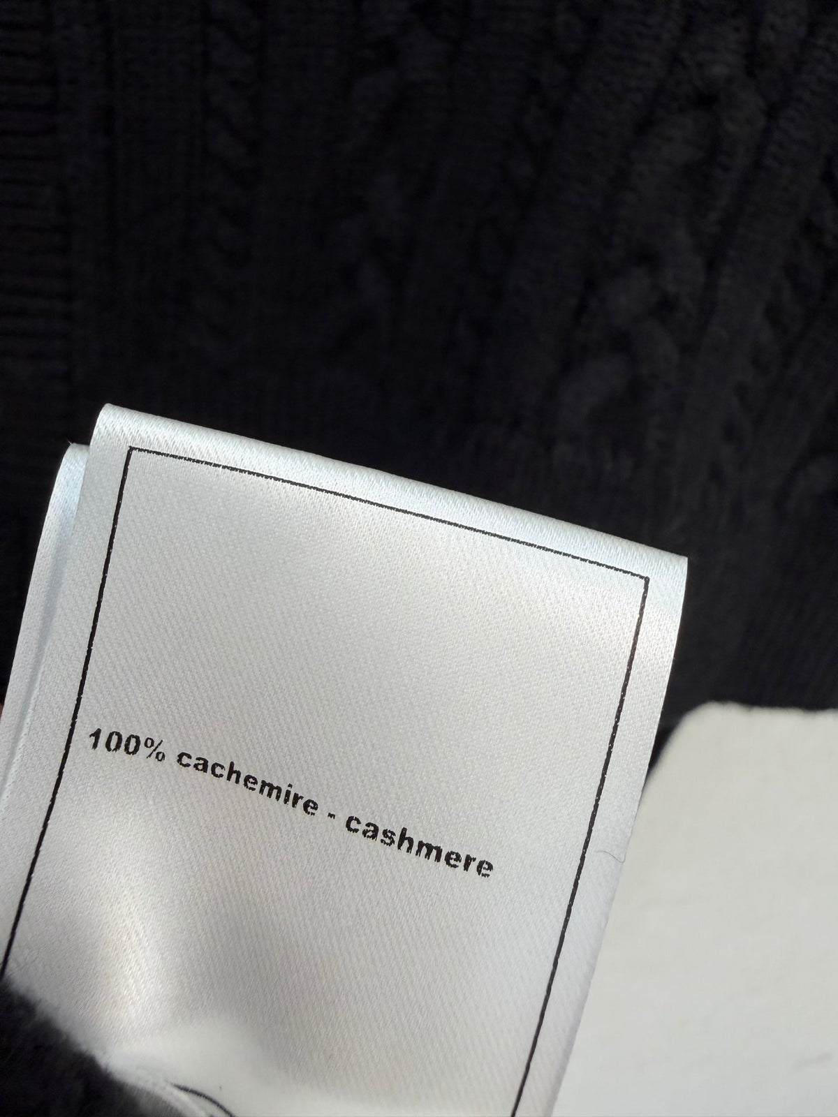 Chanel 26s Cape Detail Cable Knit Cardigan Black 450975