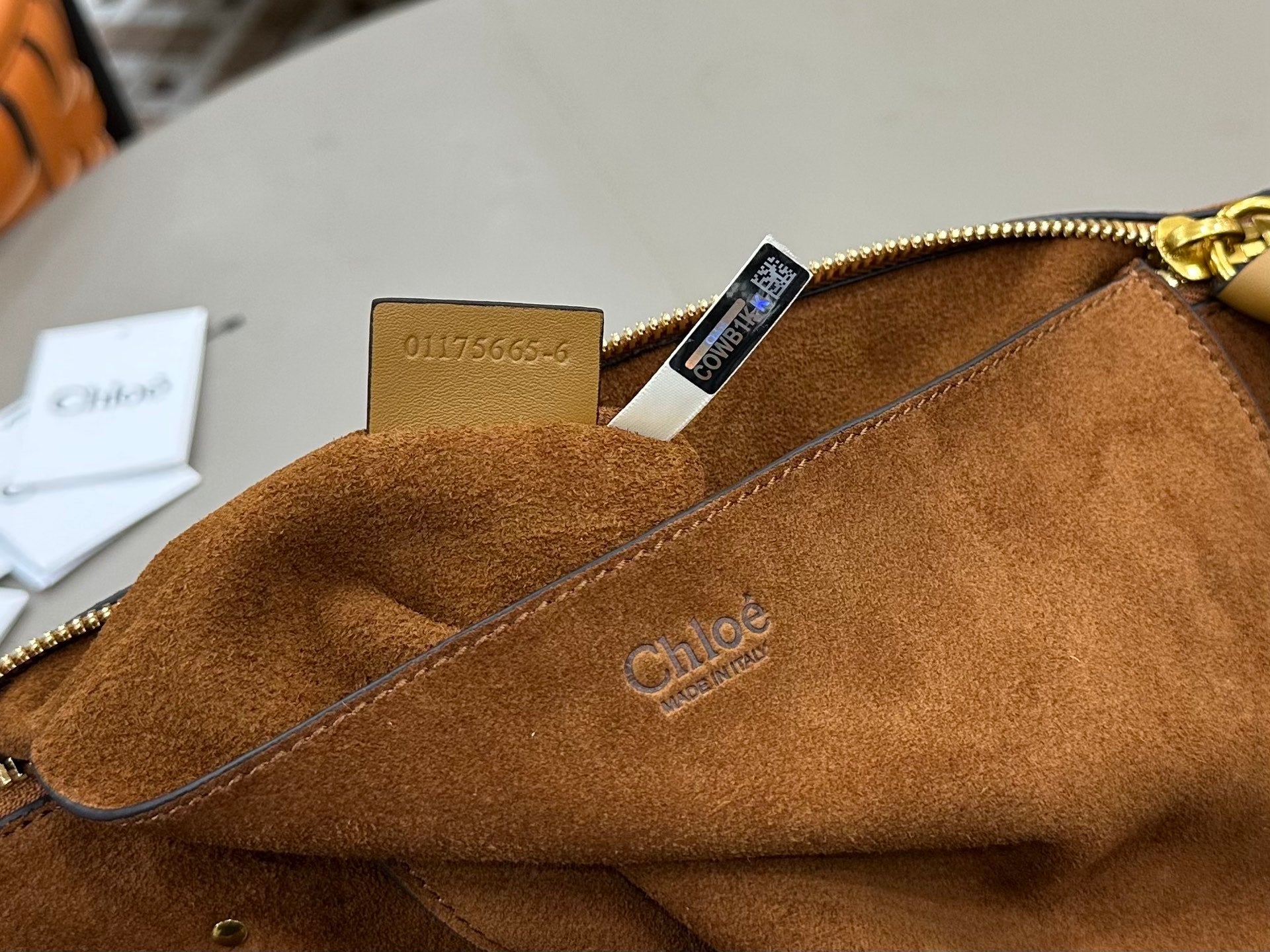 Chloe Marcie Bag Camel Suede 281247