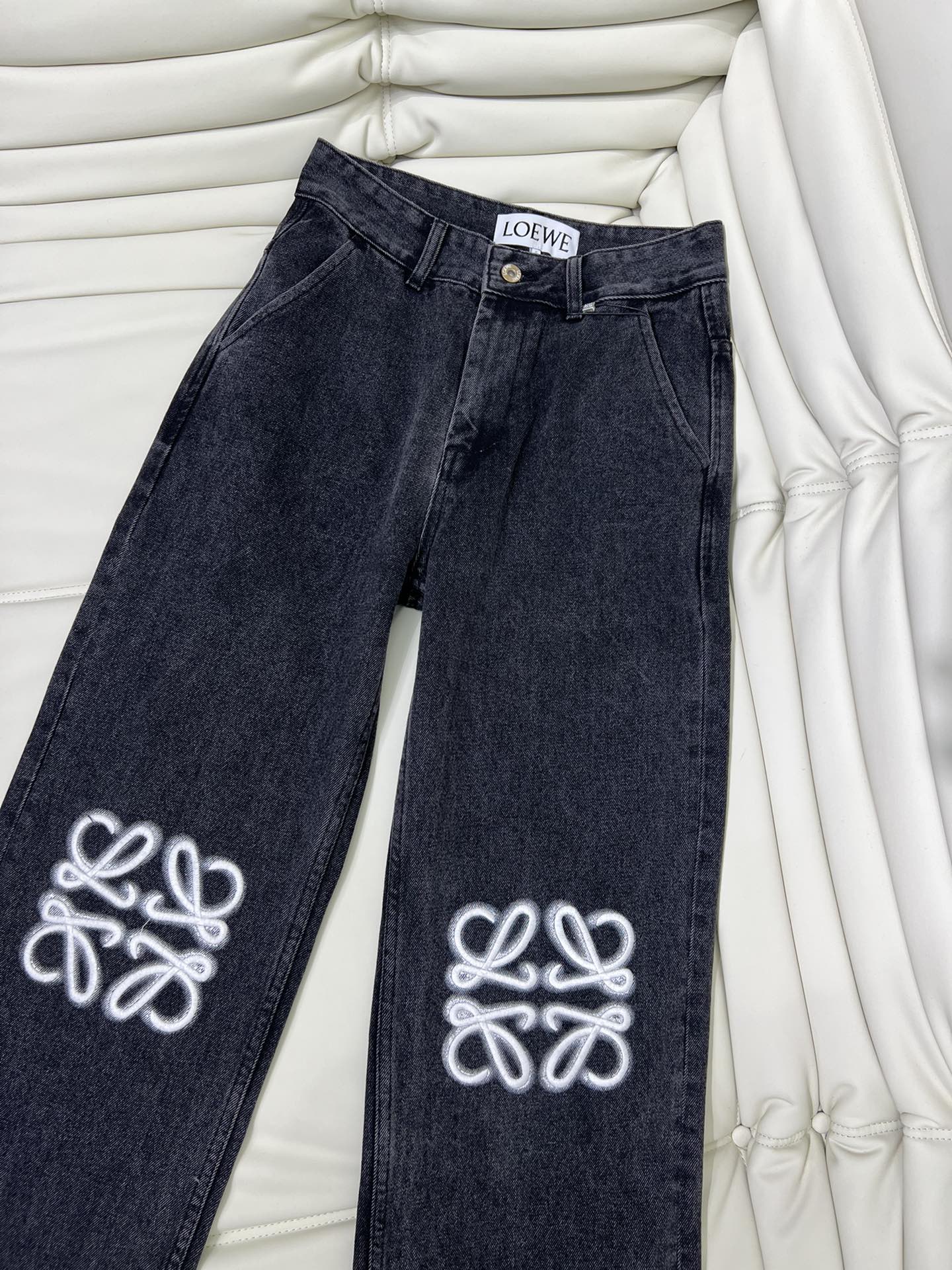 Loewe 26s Straight Leg Jeans Denim 407985