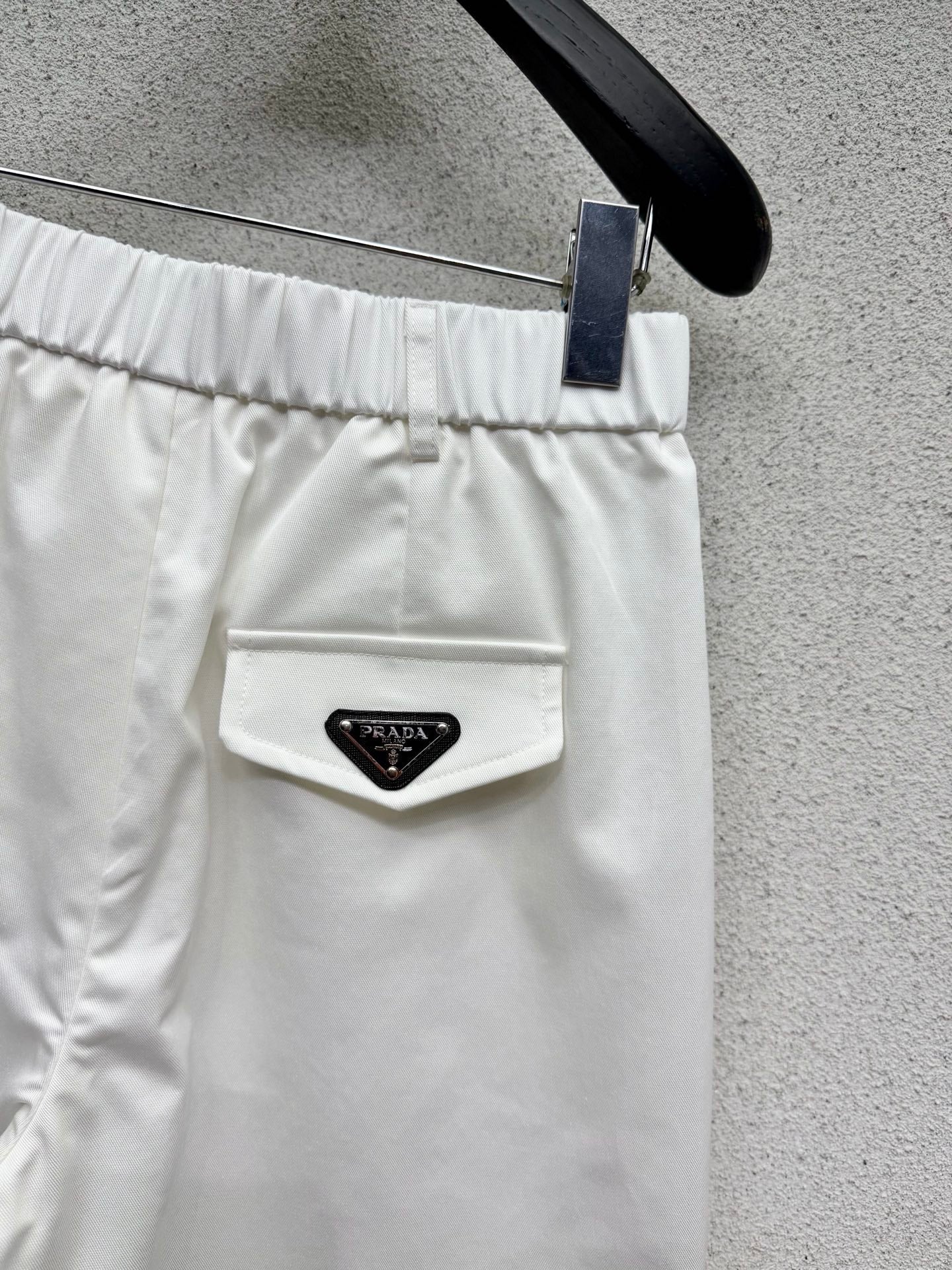 Prada 26s Triangle Logo Five-Point Shorts 393932