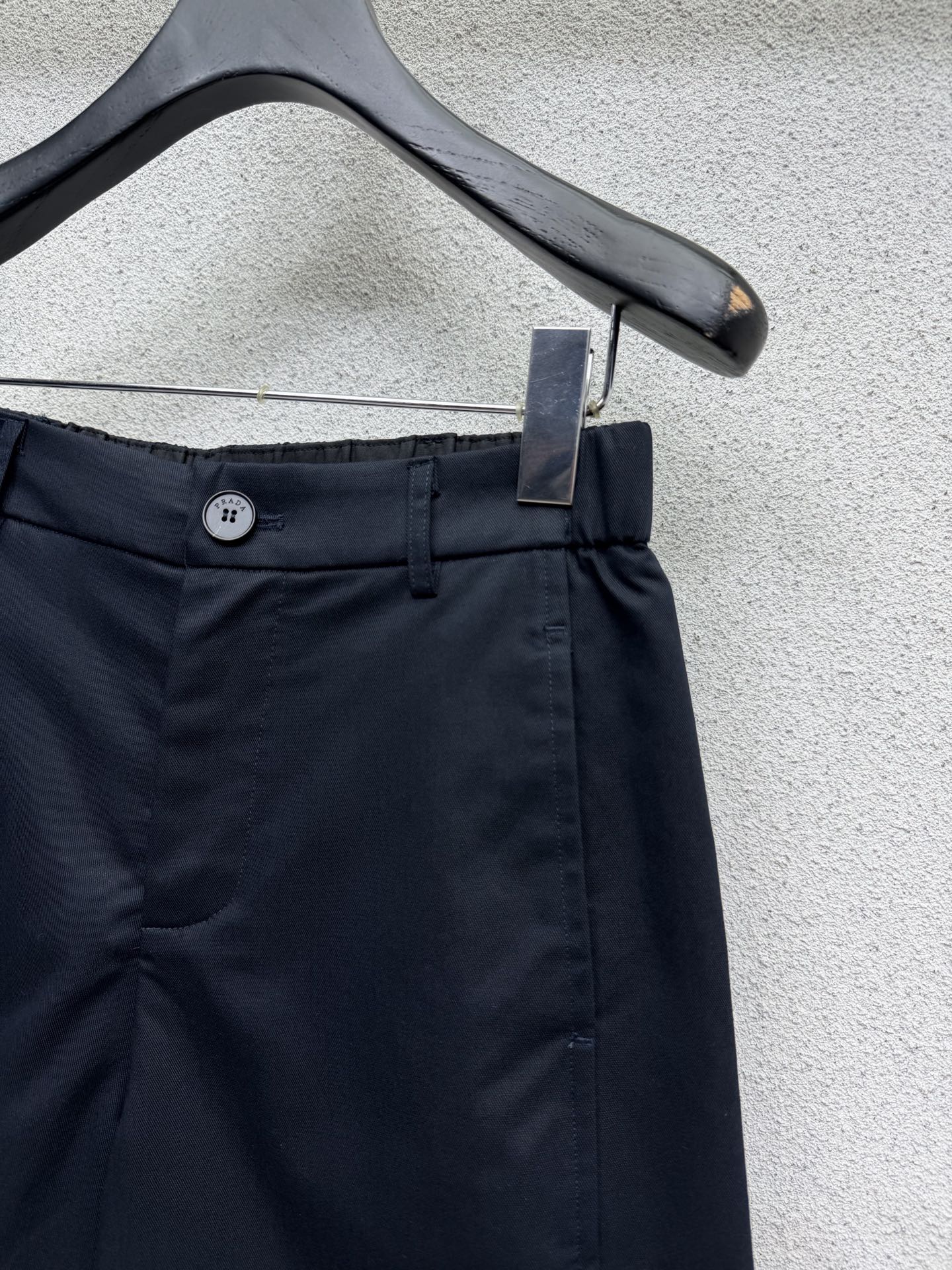 Prada 26s Triangle Logo Five-Point Shorts 393932