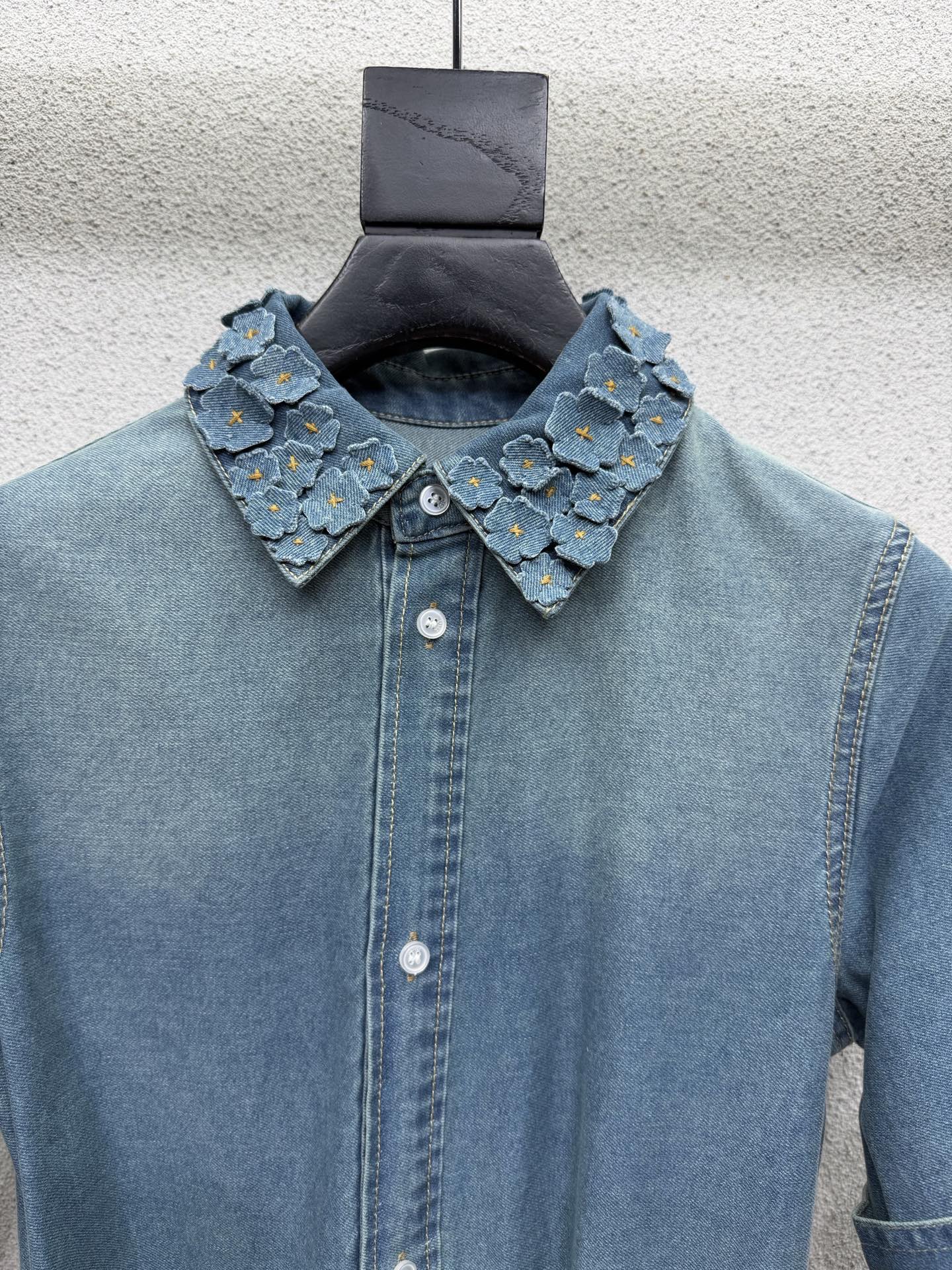 CD 26s Dresses Washed Blue Denim 397755