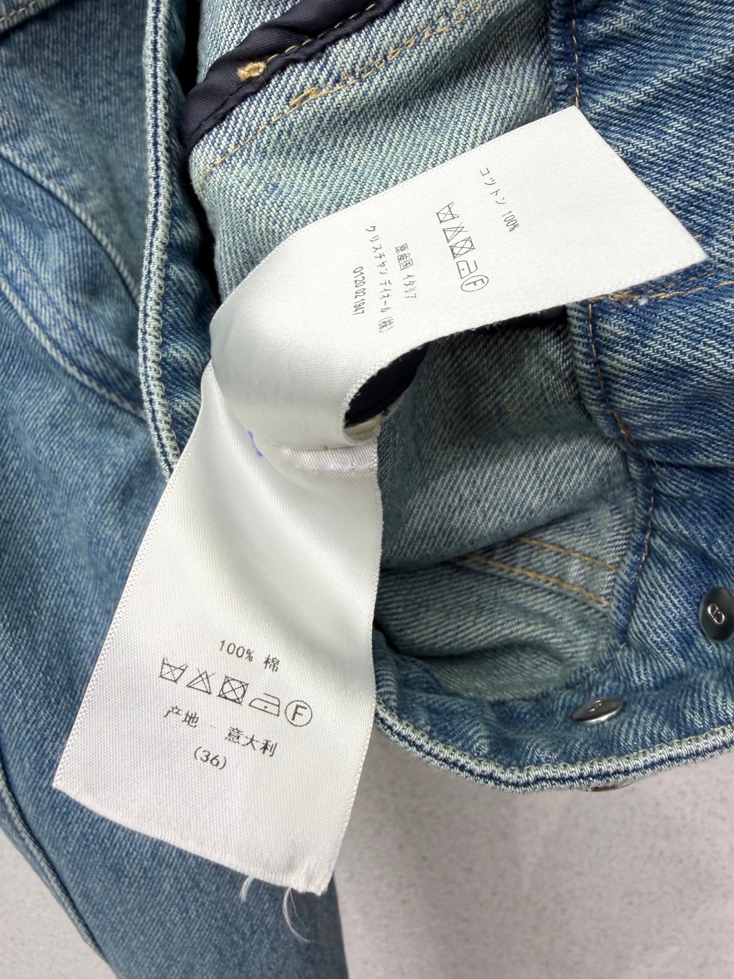 CD 26s Jackets Washed Blue Denim 397740
