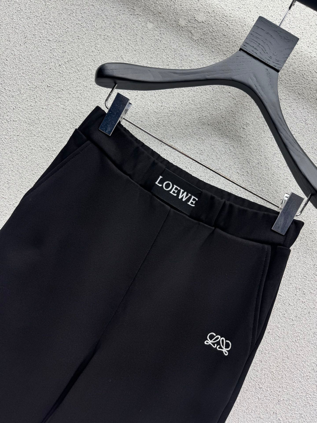 Loewe 26s Hoodie Sweatpants Set Black Cotton 439085