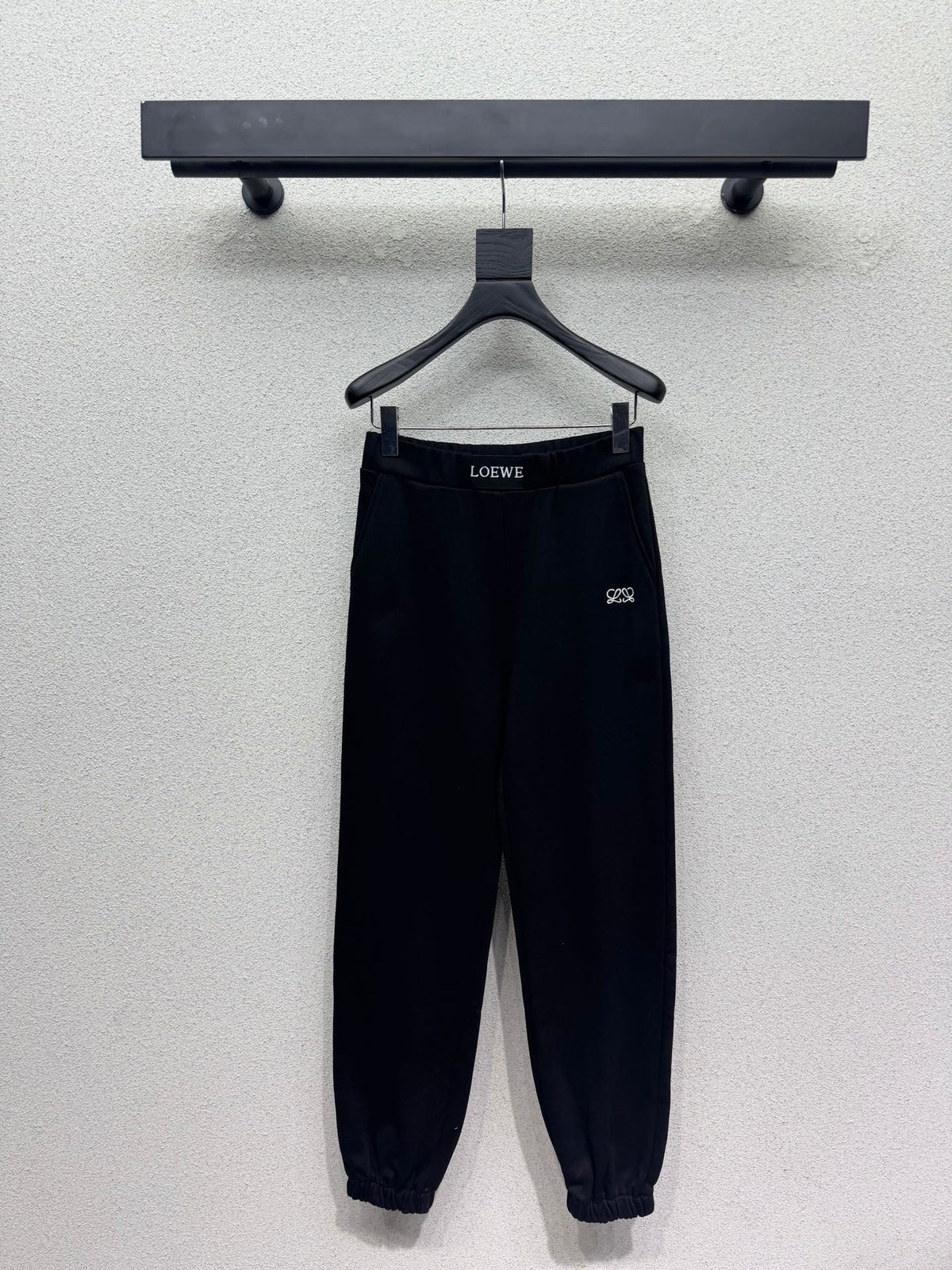 Loewe 26s Hoodie Sweatpants Set Black Cotton 439085