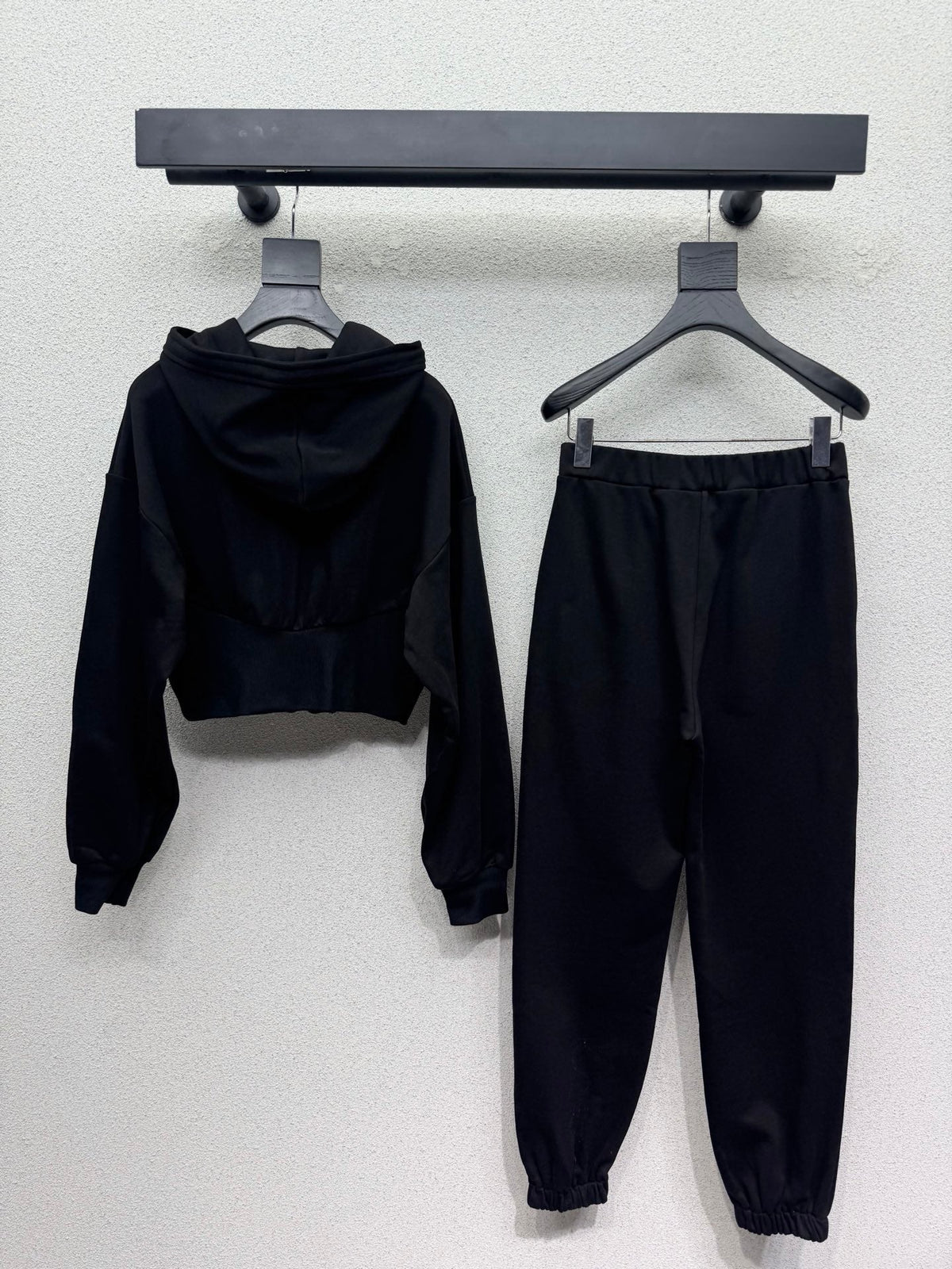 Loewe 26s Hoodie Sweatpants Set Black Cotton 439085