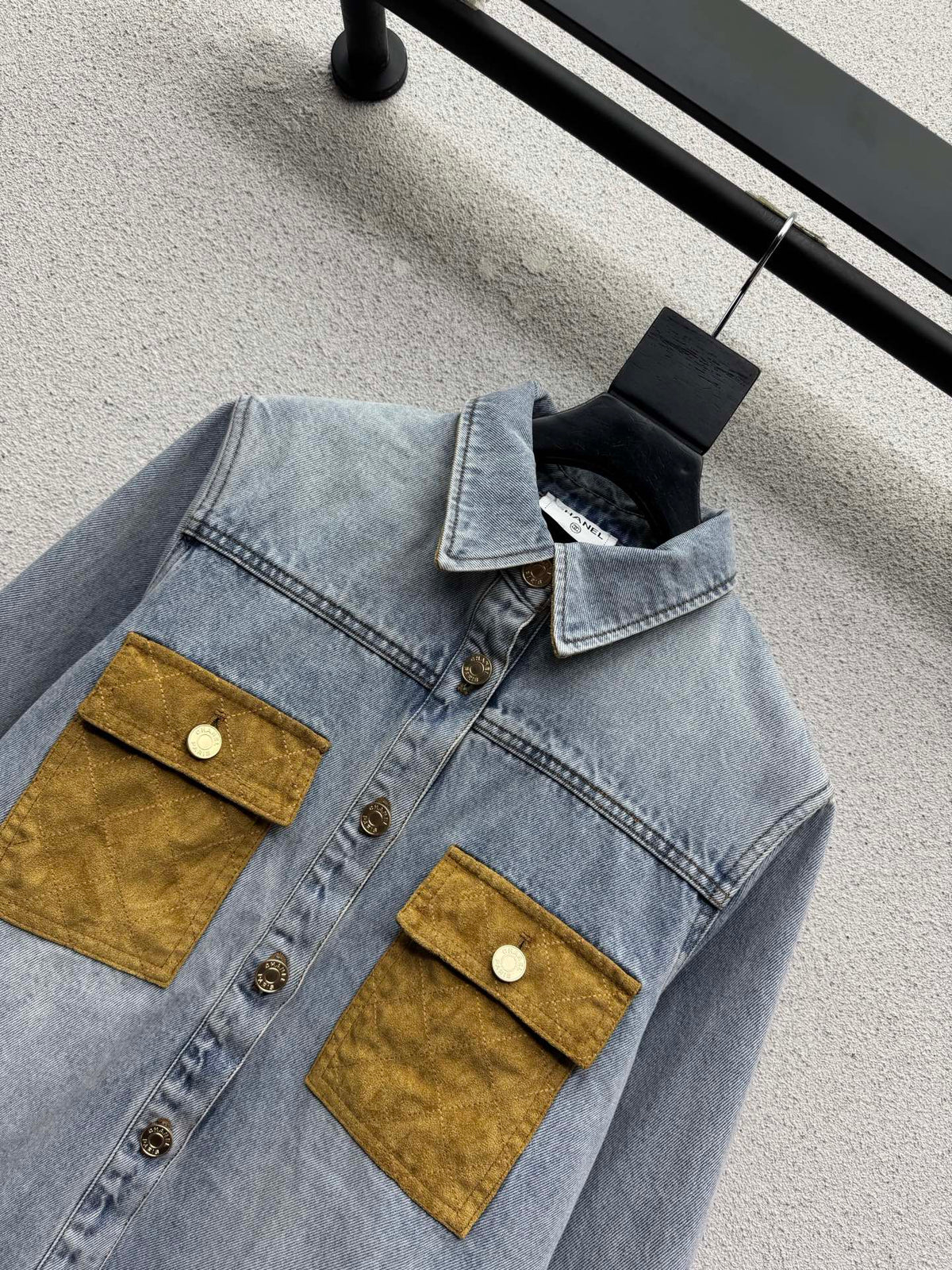 CC 26s Shirt Blue Denim Cotton 439008