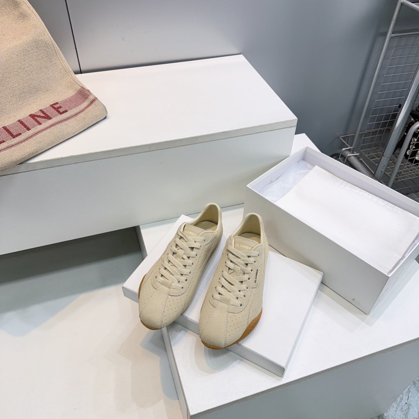 Puma X Jil Sander K-Street Sneakers Khaki Suede 842872