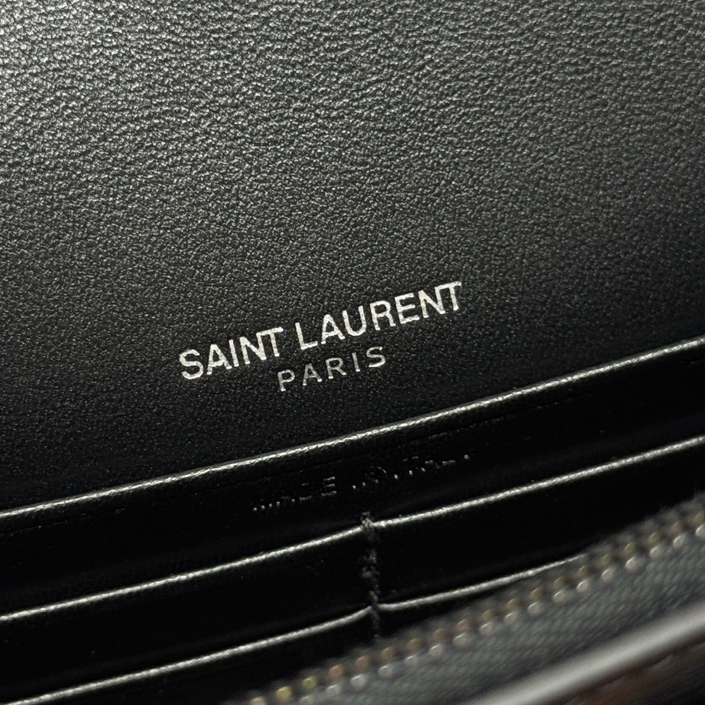 YSL Sunset Bag 19cm Black with Black hardware in Leather 285689