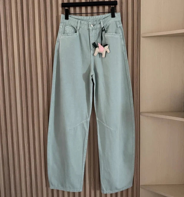 Hermes 2026 Jeans Light Blue Denim Cotton 648005