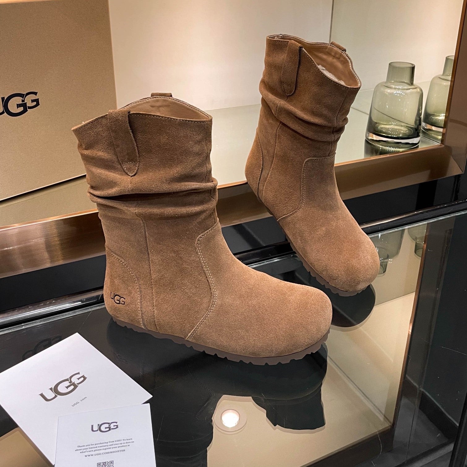 UGG Tasman Boots Brown Suede 527291