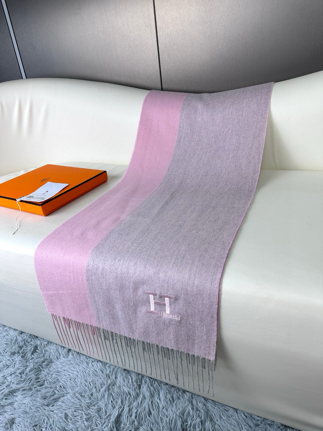 HM 26s Long Scarf 190 In Cashmere 309791