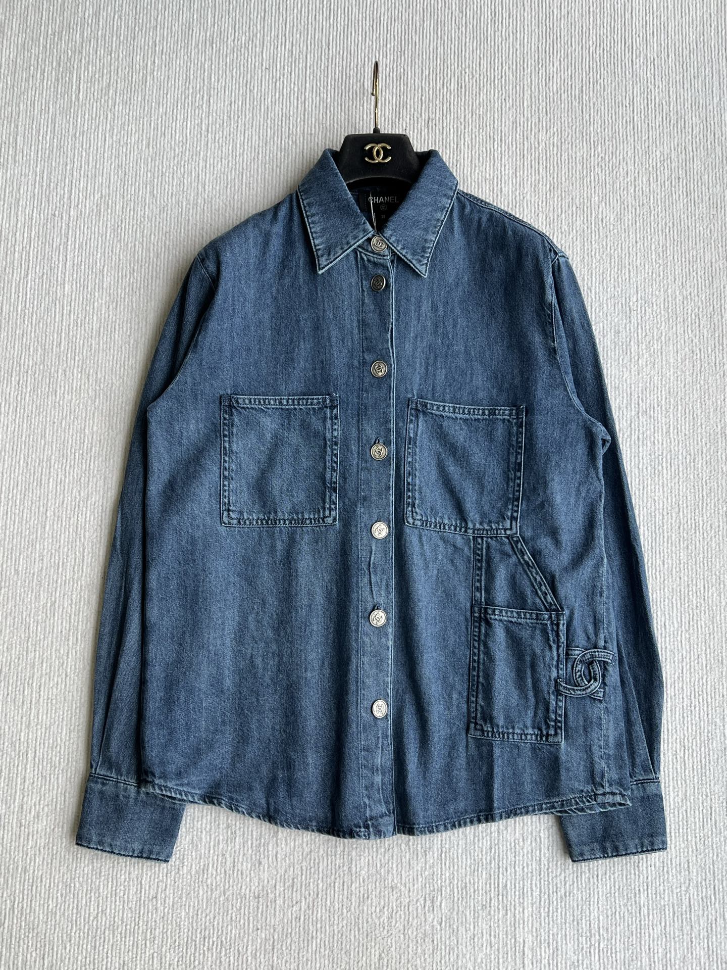 CC 26s Shirt Jacket Blue Denim 360042