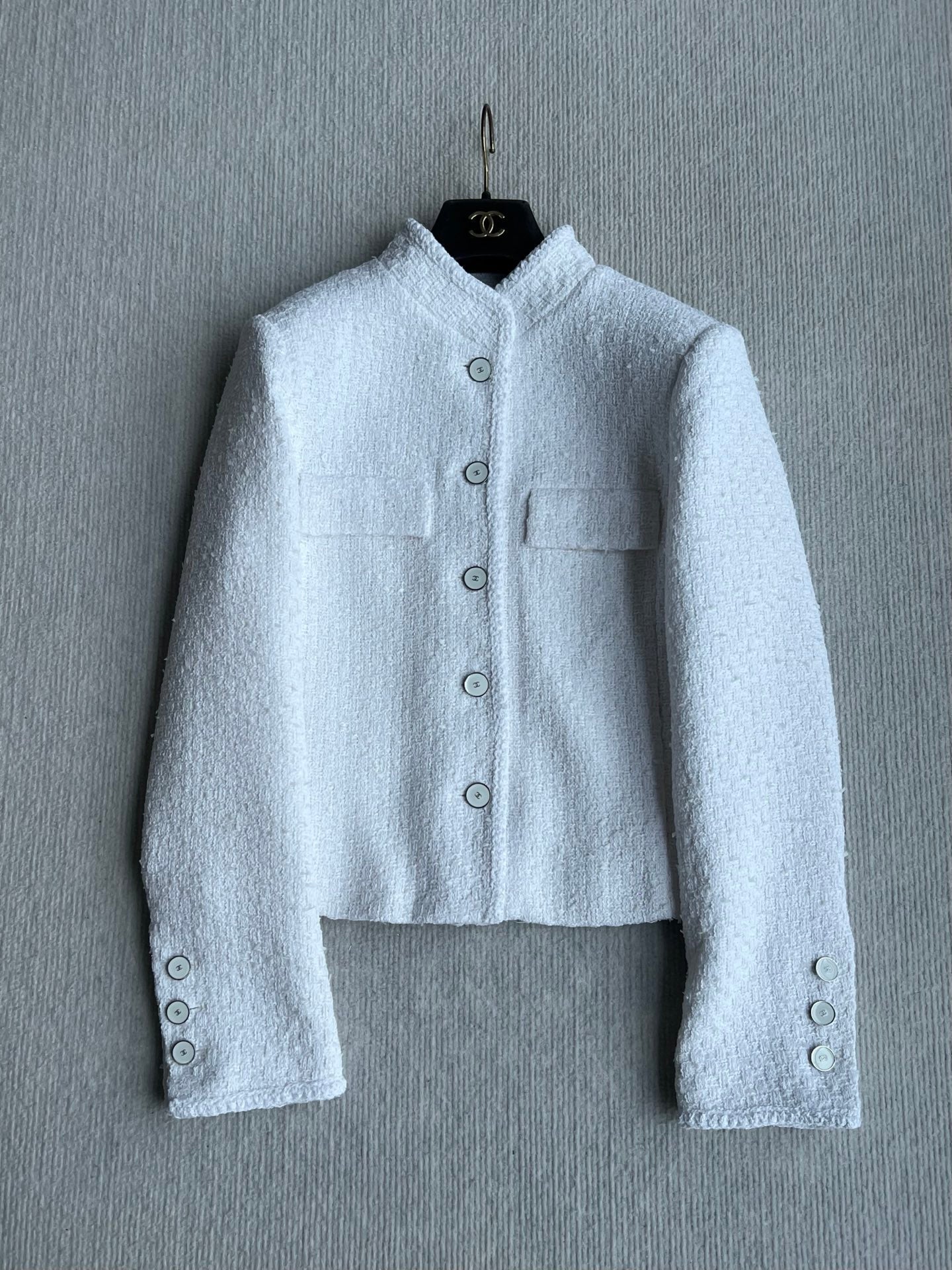 CD 26s Shorts White Tweed 372516