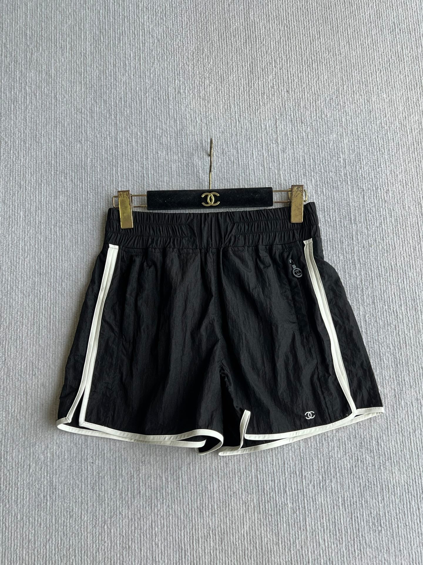 CC 26s Casual Shorts Black Polyester 385228