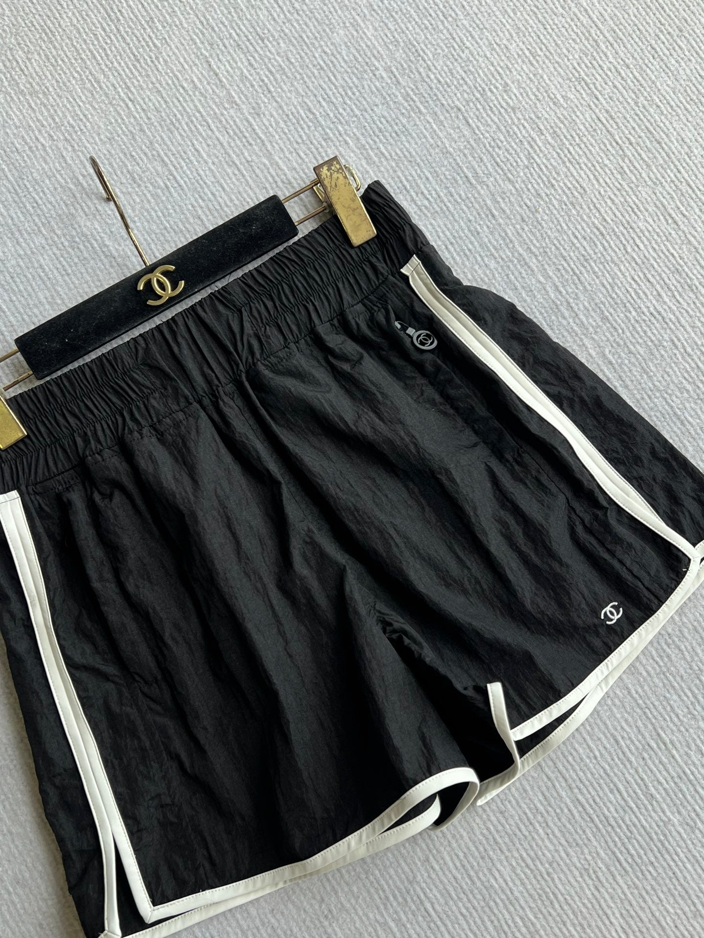 CC 26s Casual Shorts Black Polyester 385228