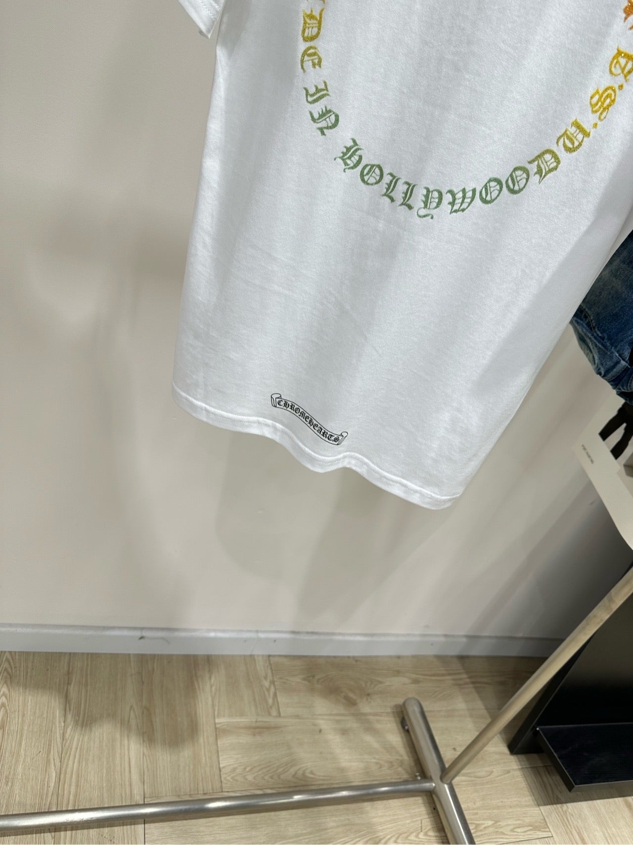 Chrome Hearts Print Short-Sleeve T-Shirt White Cotton 410167