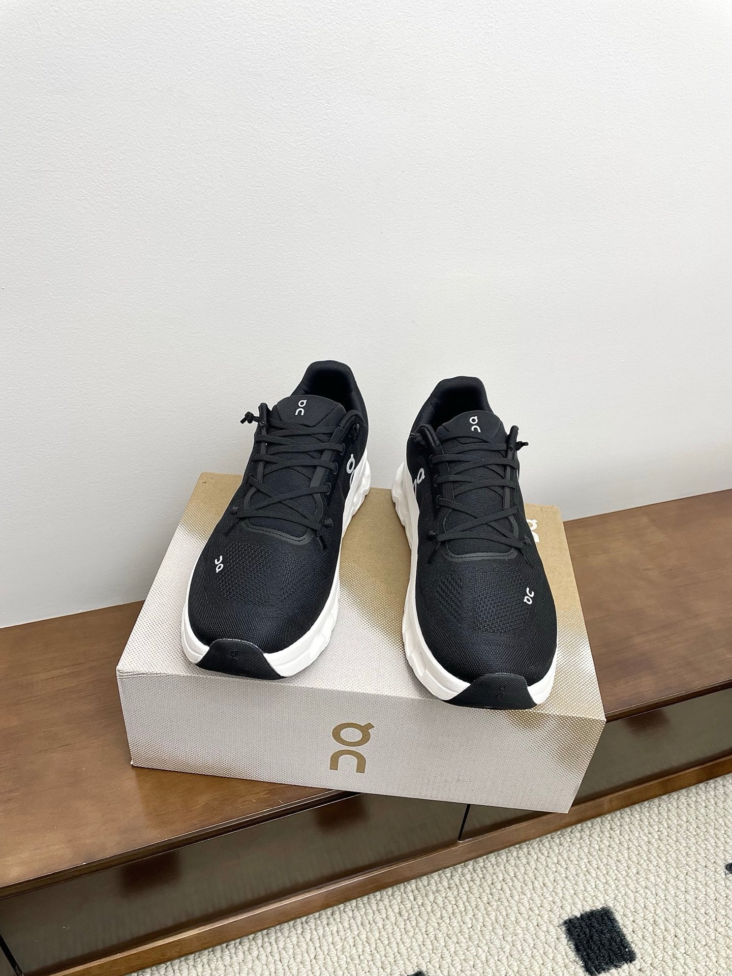 Loewe 26s Cloudsolo Sneakers Black White Recycled Polyester