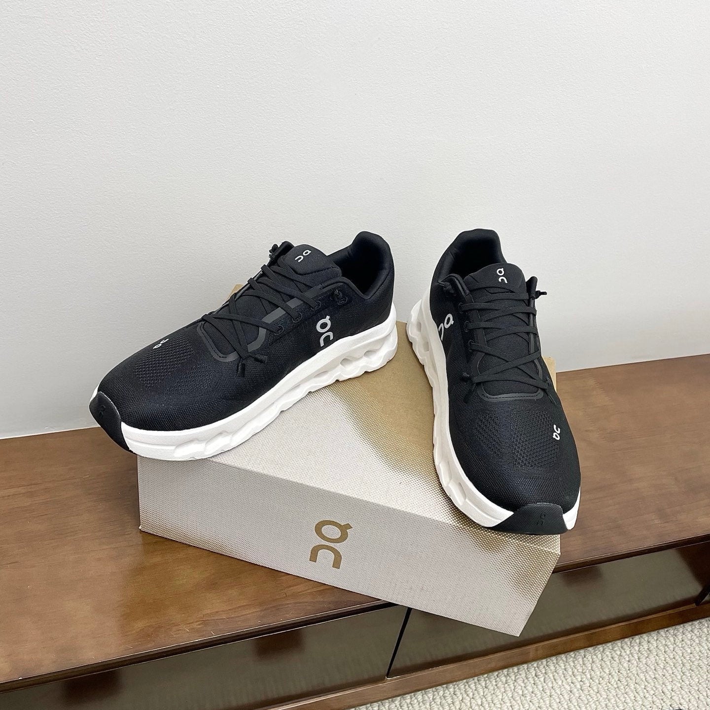 Loewe 26s Cloudsolo Sneakers Black White Recycled Polyester