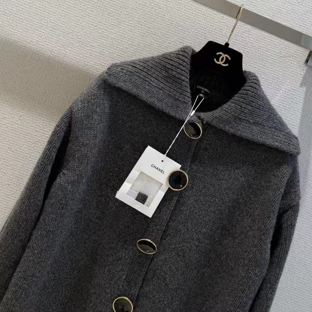 CC 26s Cardigan Grey Wool 448909
