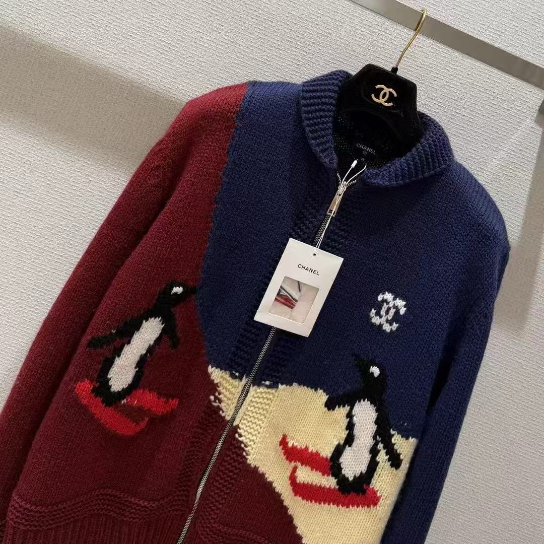 CC 26N Zipped Cardigan Multicolor Cashmere 448802