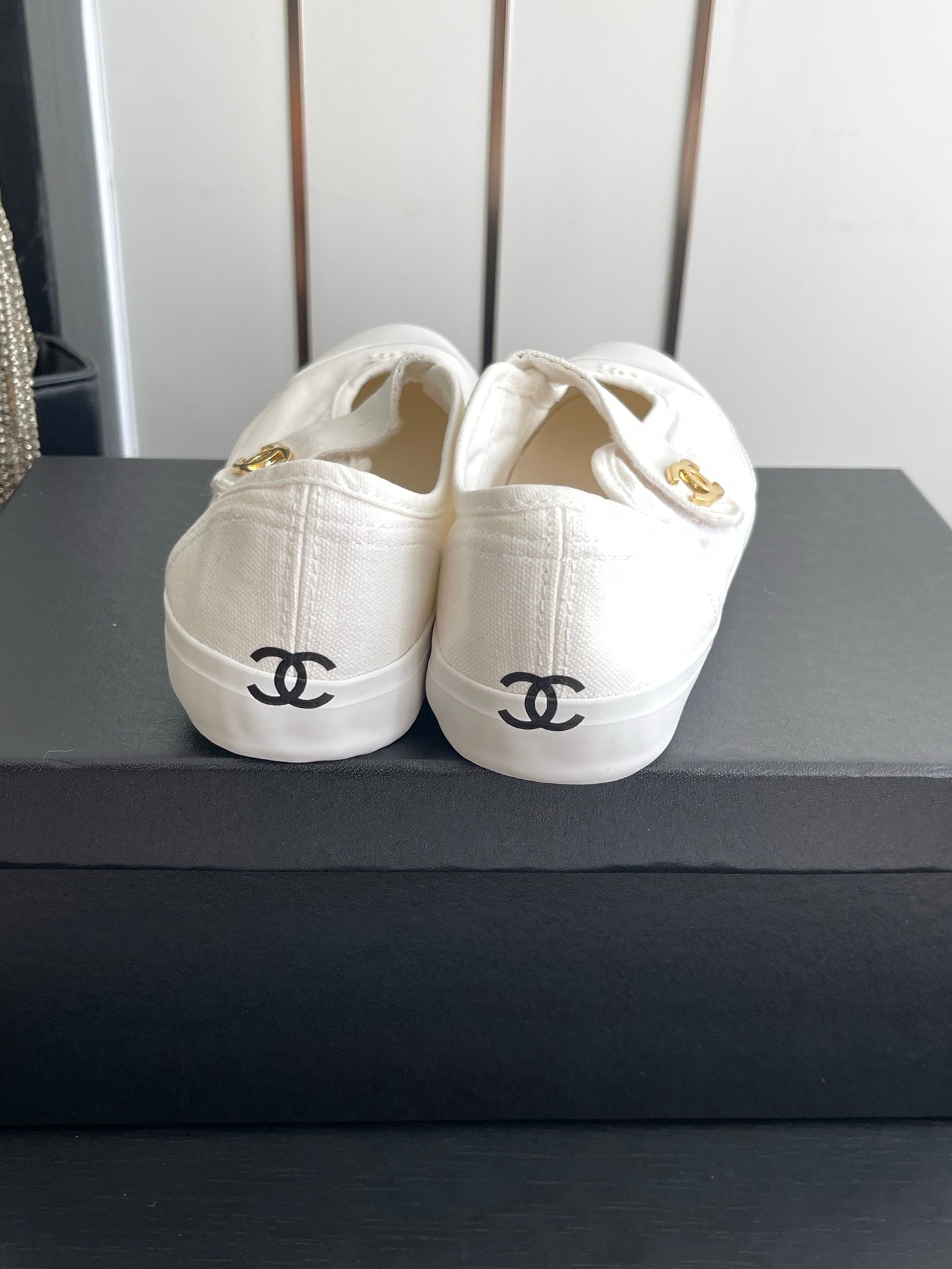 CC 26s Mary Jane Sneakers White Canvas 945162