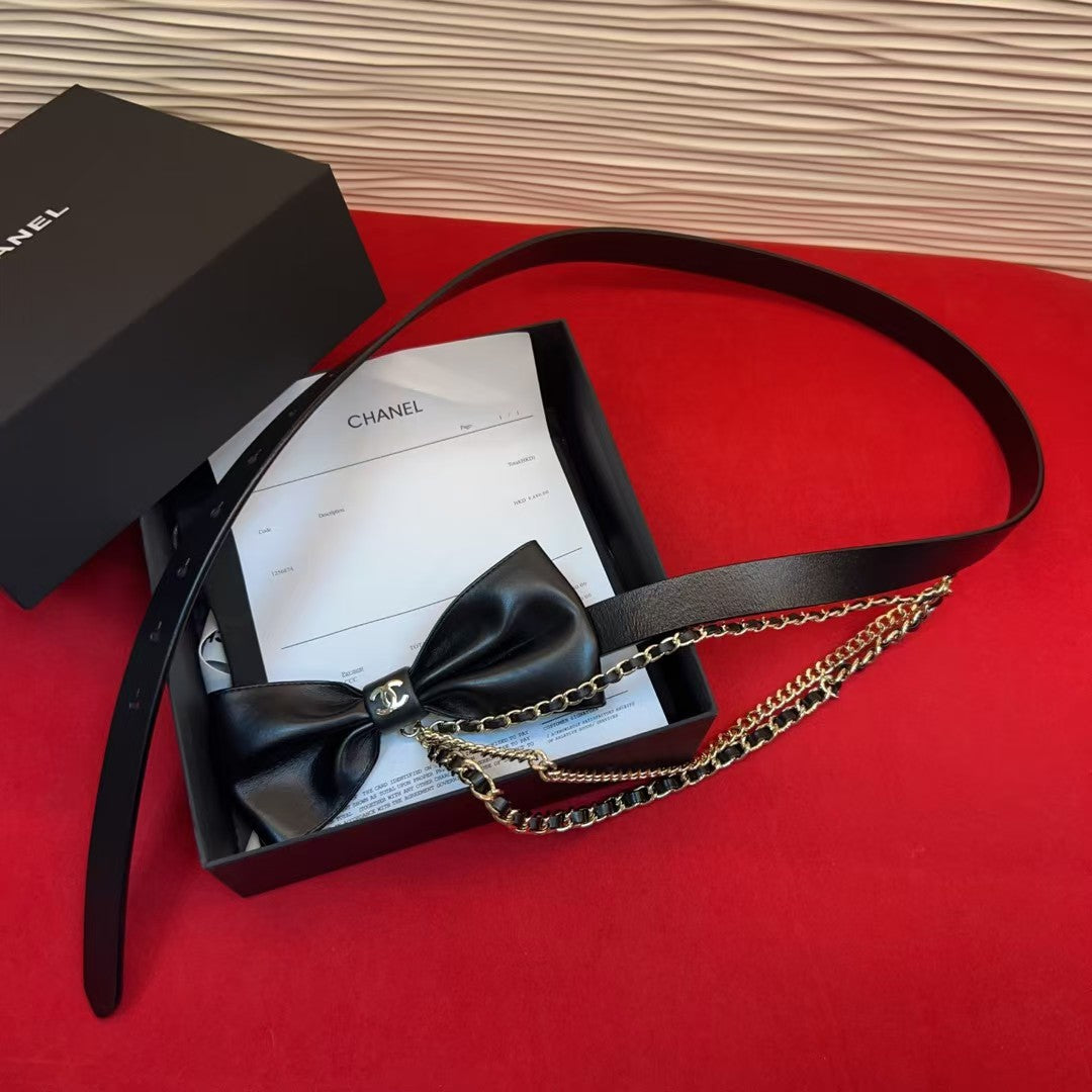 CC FW 2025/26 Pre-Collection Belt Black Leather 194775