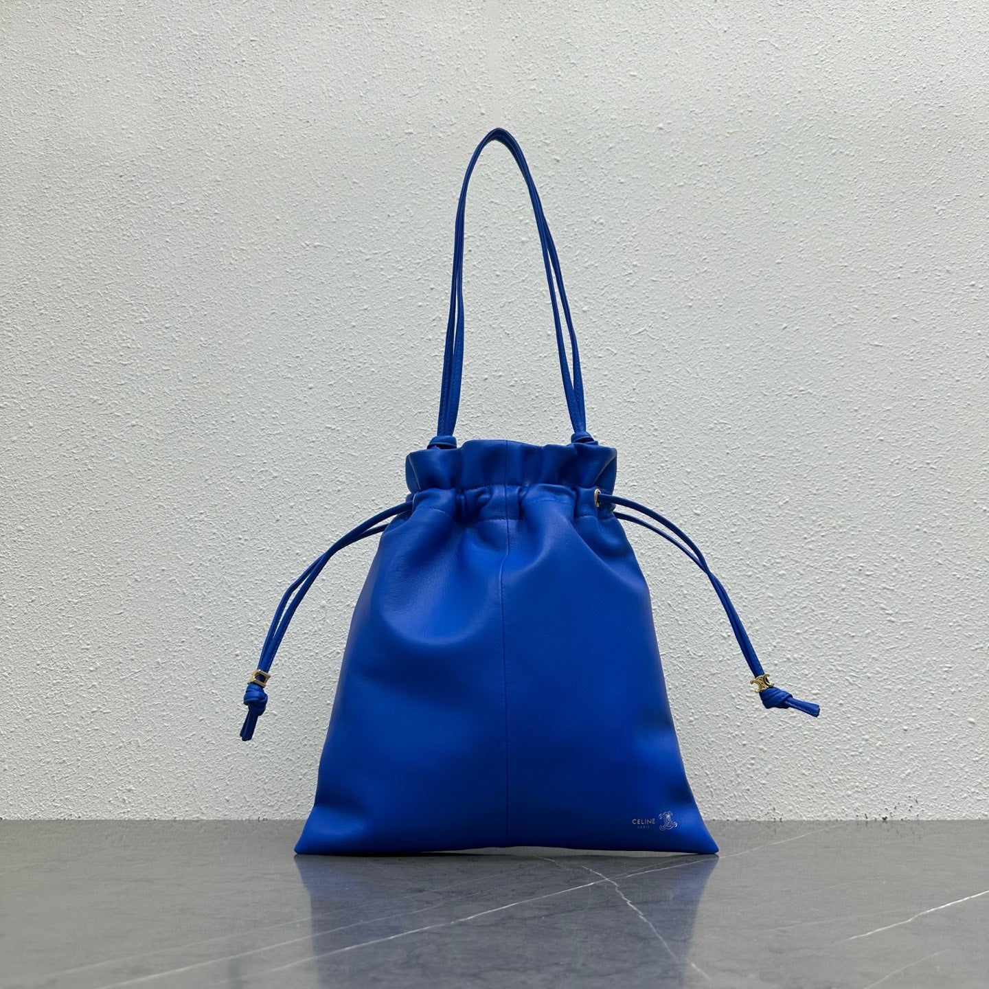 Celine Crystal Pouch Ultra Blue Lambskin