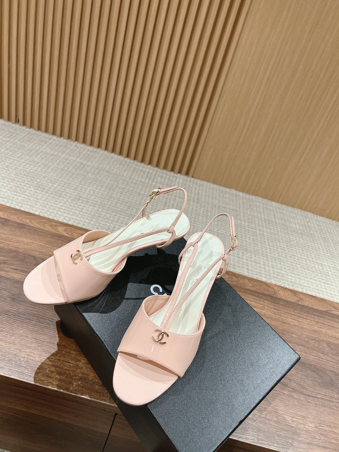 high heel 70 sandals pink white patent calfskin
