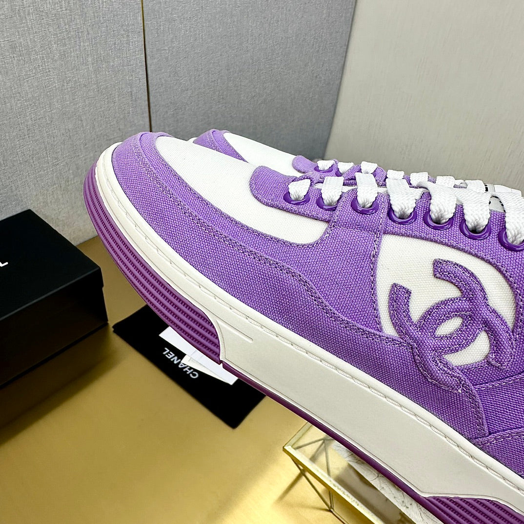 CC 24C Cruise Sneakers Purple White Cotton 980939