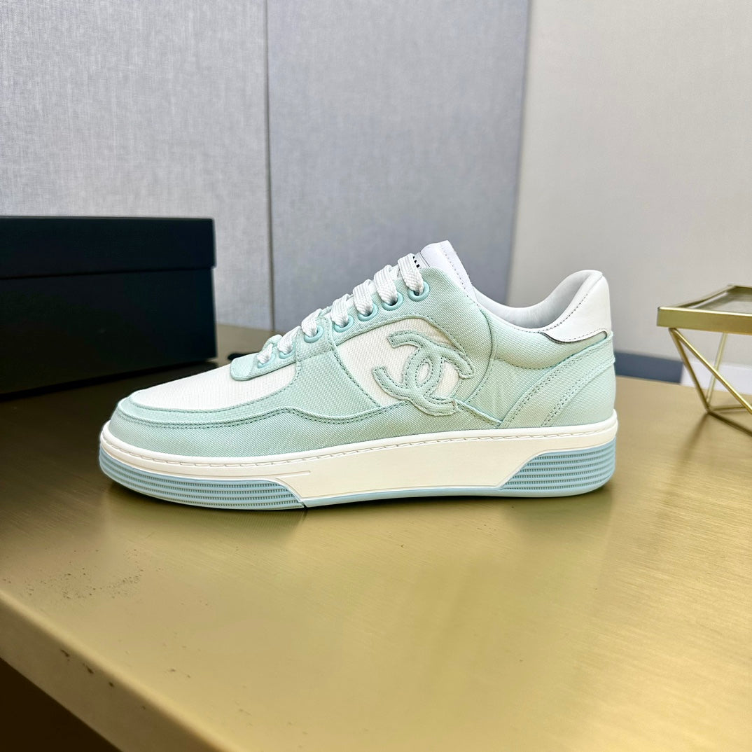 CC 24C Cruise Sneakers Light Turquoise White Cotton 980940