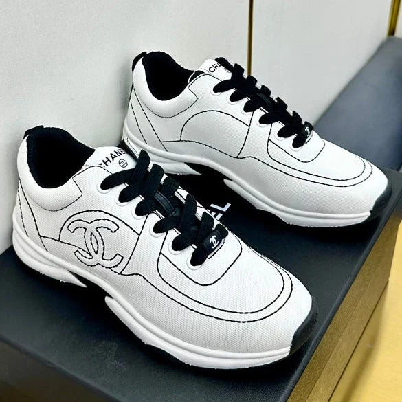 Chanel 2026 CC Logo Sneakers Fabric 986968