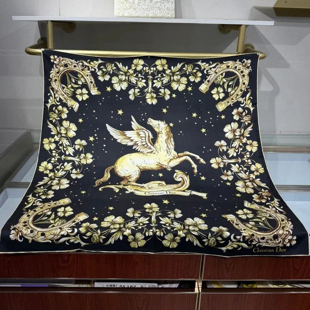 Dior 2026 Pegasus Scarf 90cm Silk 202674