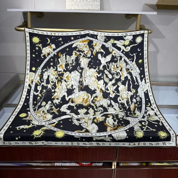 Dior 2026 Night of Dreams Scarf 90cm Silk 198297
