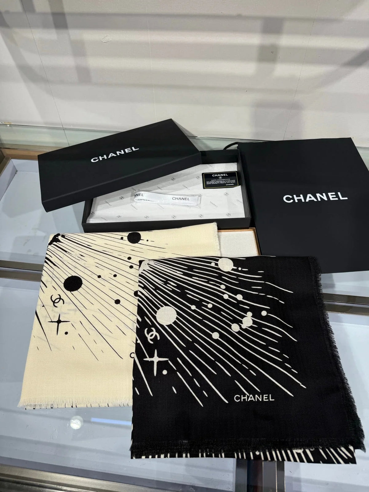 Chanel 2026 Knitted Scarf 190cm Wool 217102
