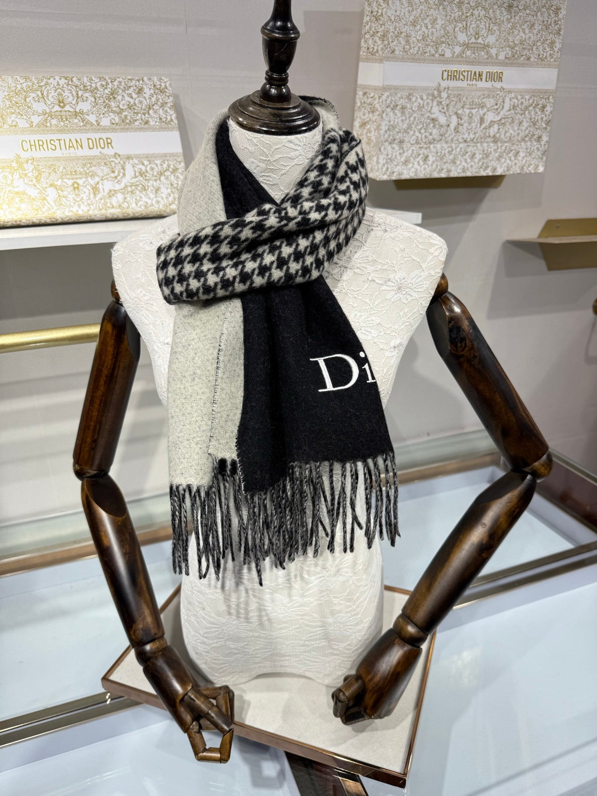 CD Scarf 32*180cm Colorful Cashmere 217190