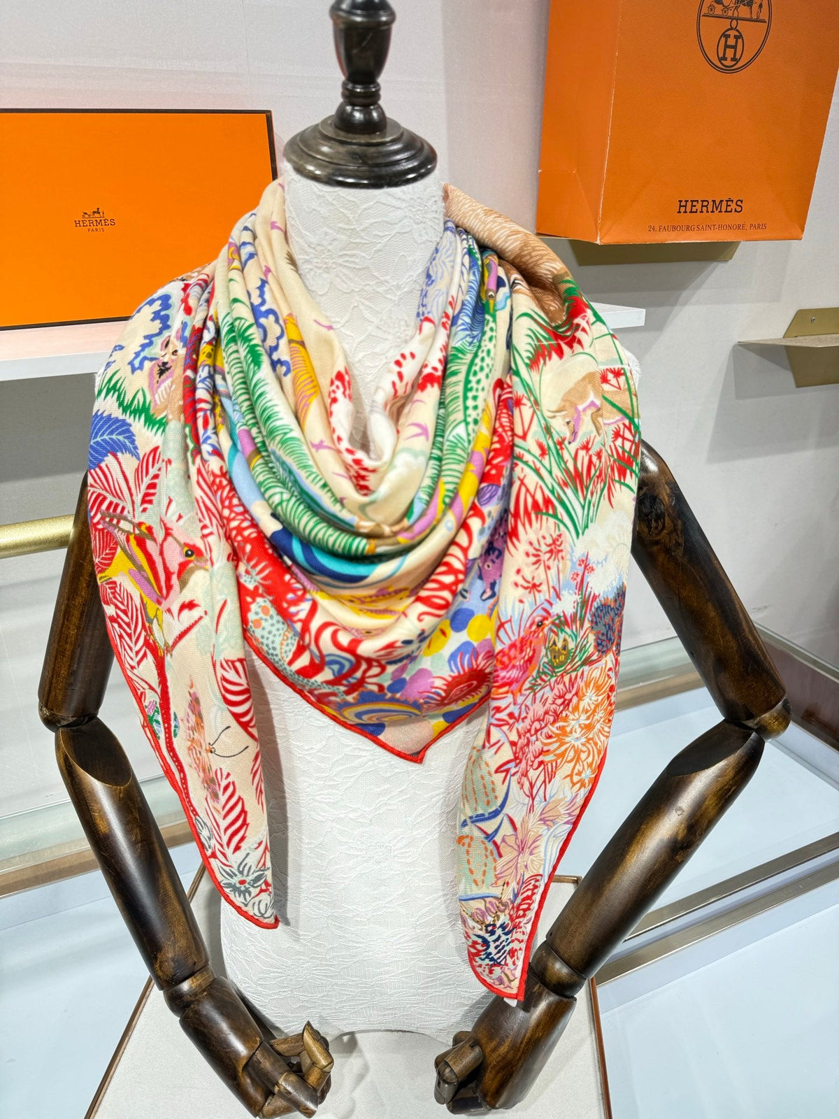 HM 26s Scarf 140 In Cashmere And Silk 217520