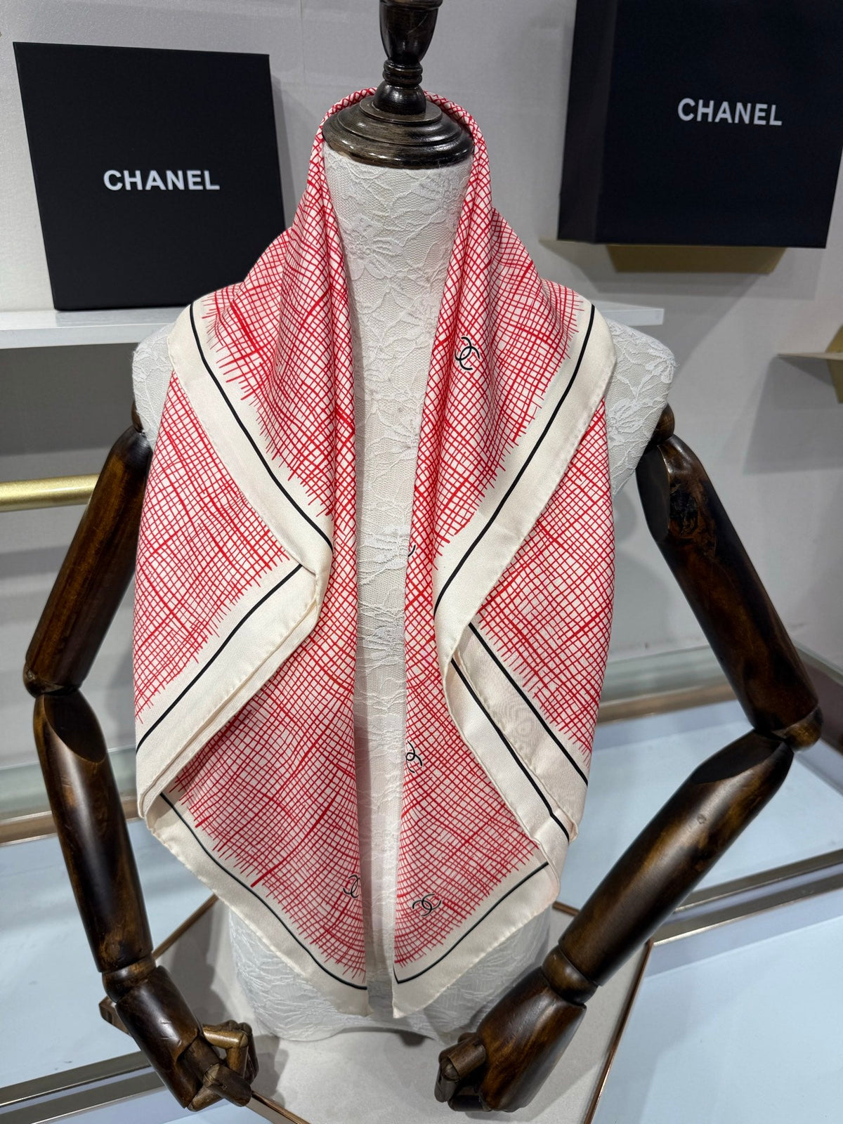 CC Scarf 90x90 Colorful Twill Silk 219838