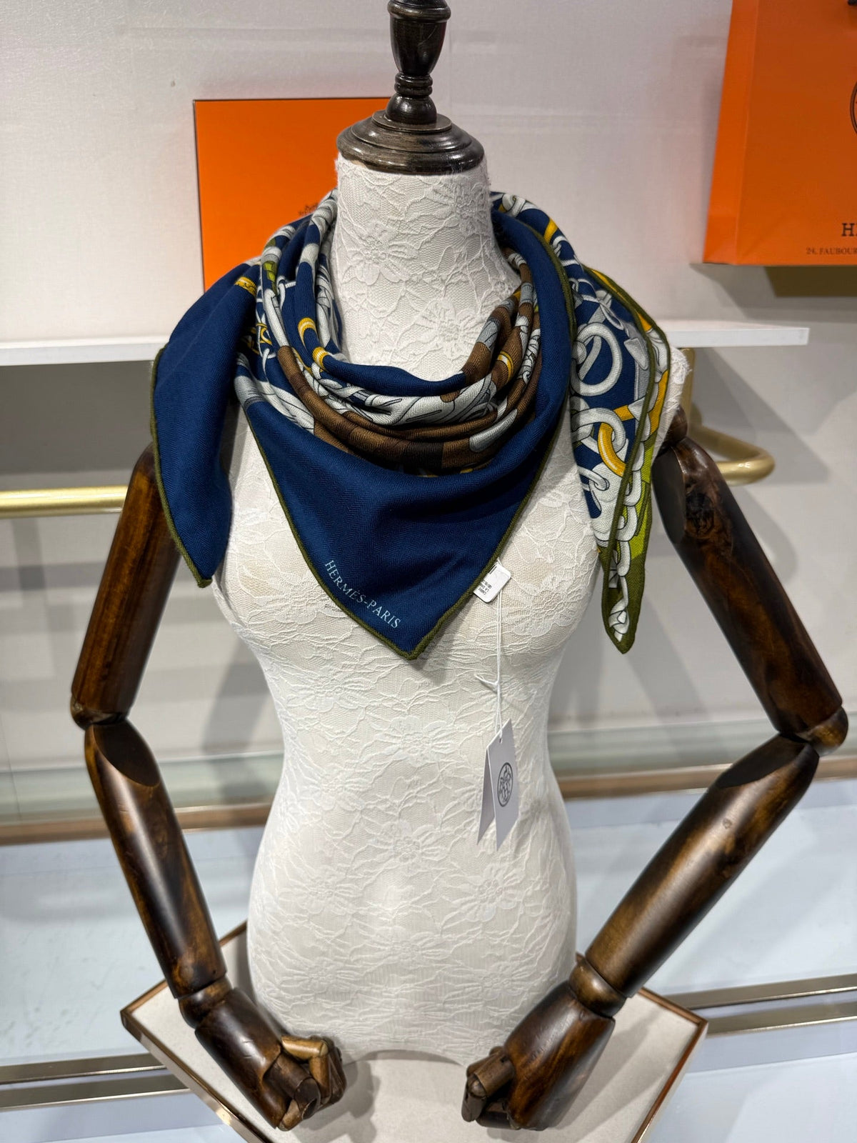 HM Scarf 90x90 Colorful Twill Silk 219973