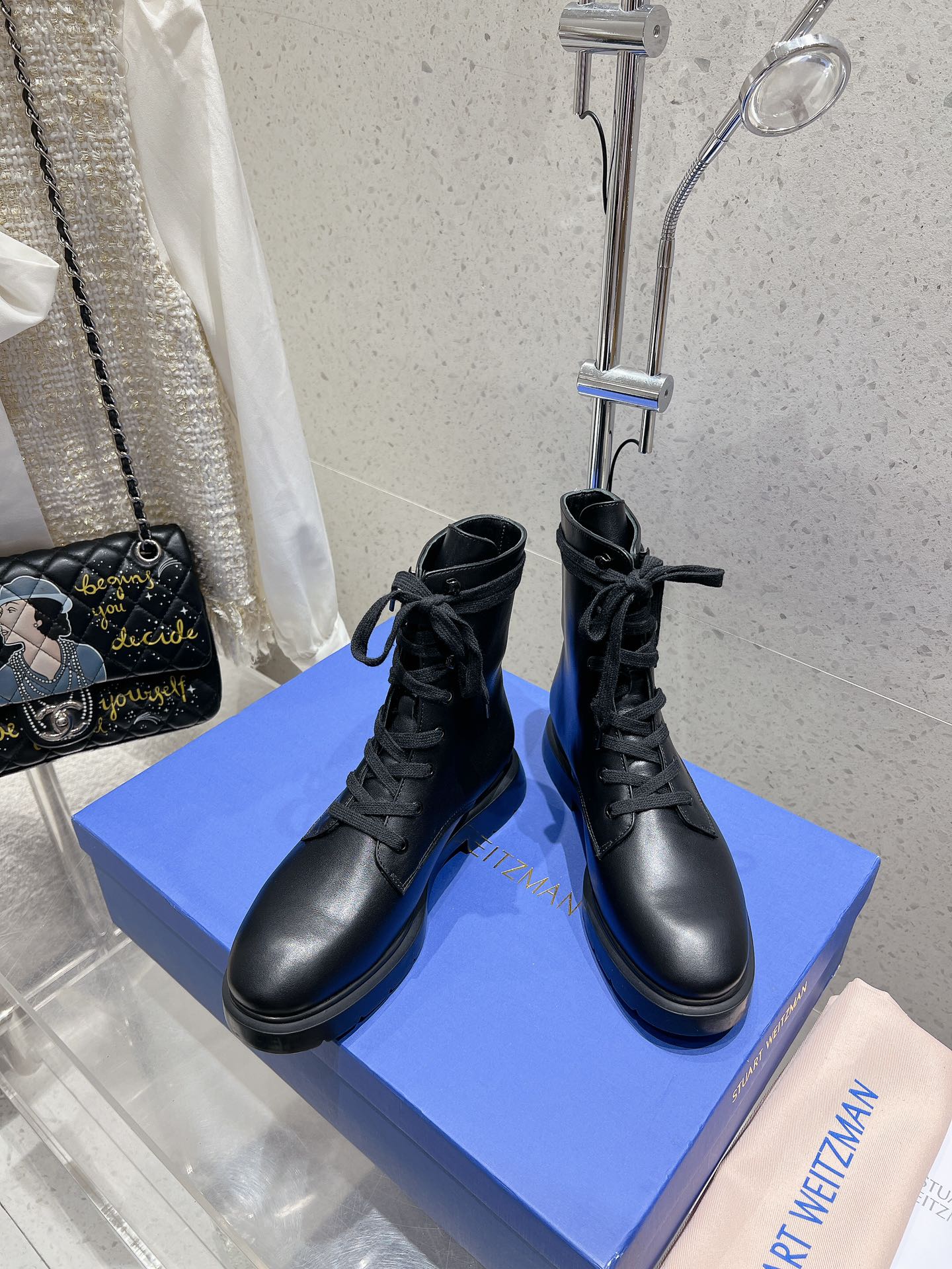 SW  Mckenzee Boot Black Leather 554363