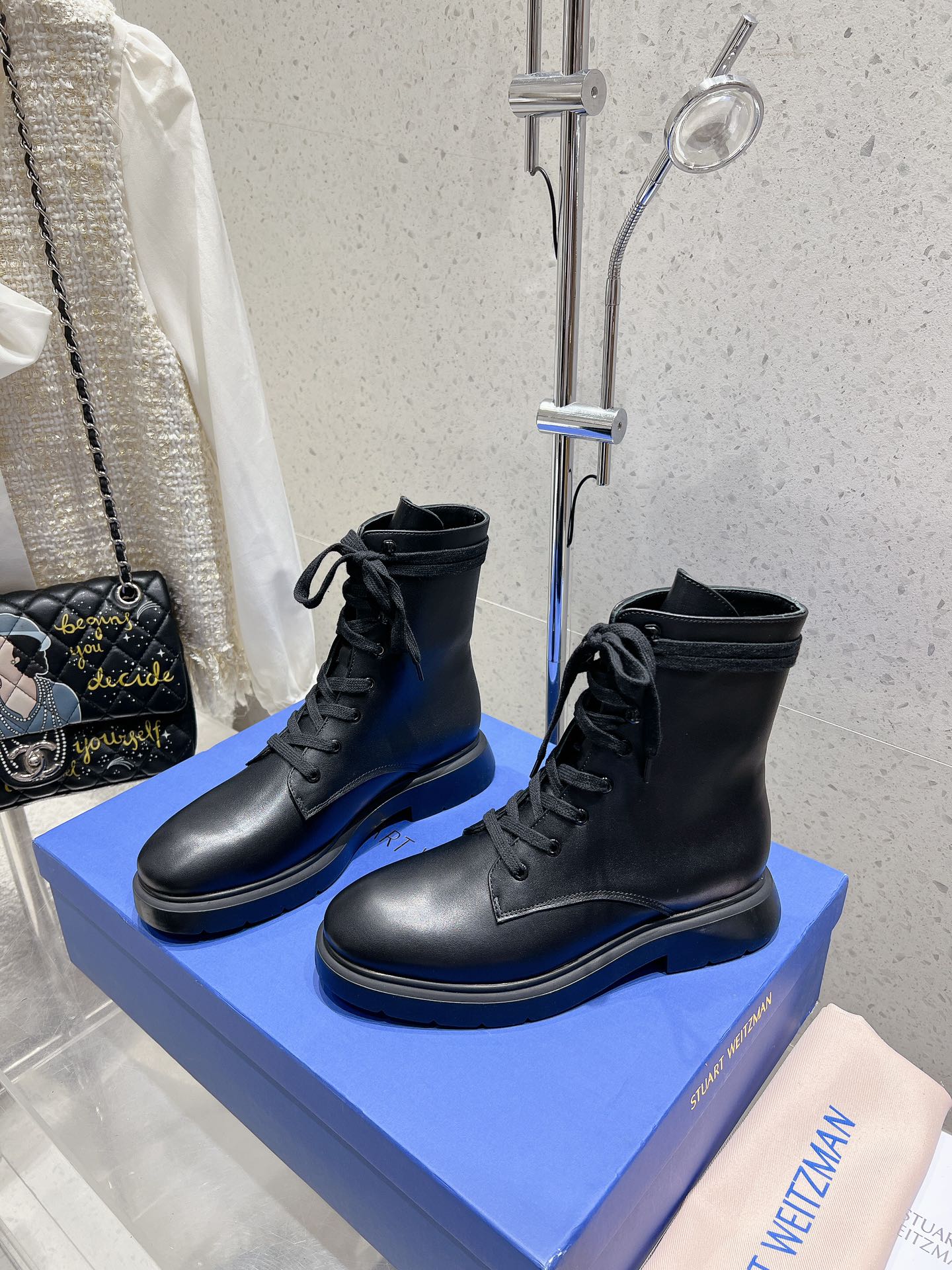 SW  Mckenzee Boot Black Leather 554363