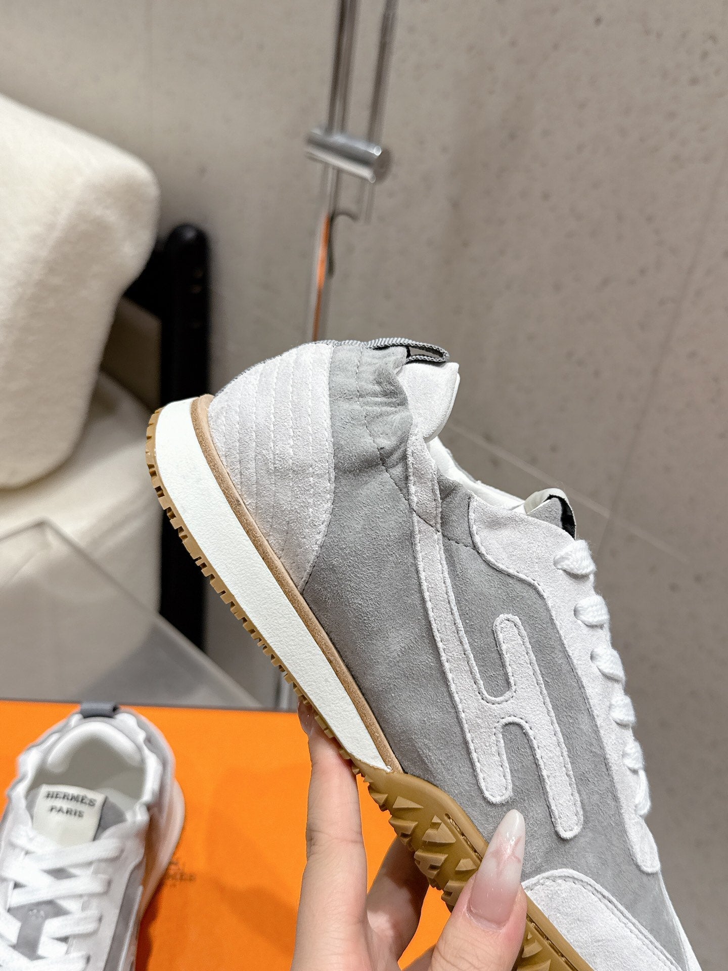 HM Jet Sneaker Dark & Light Grey Suede 554151