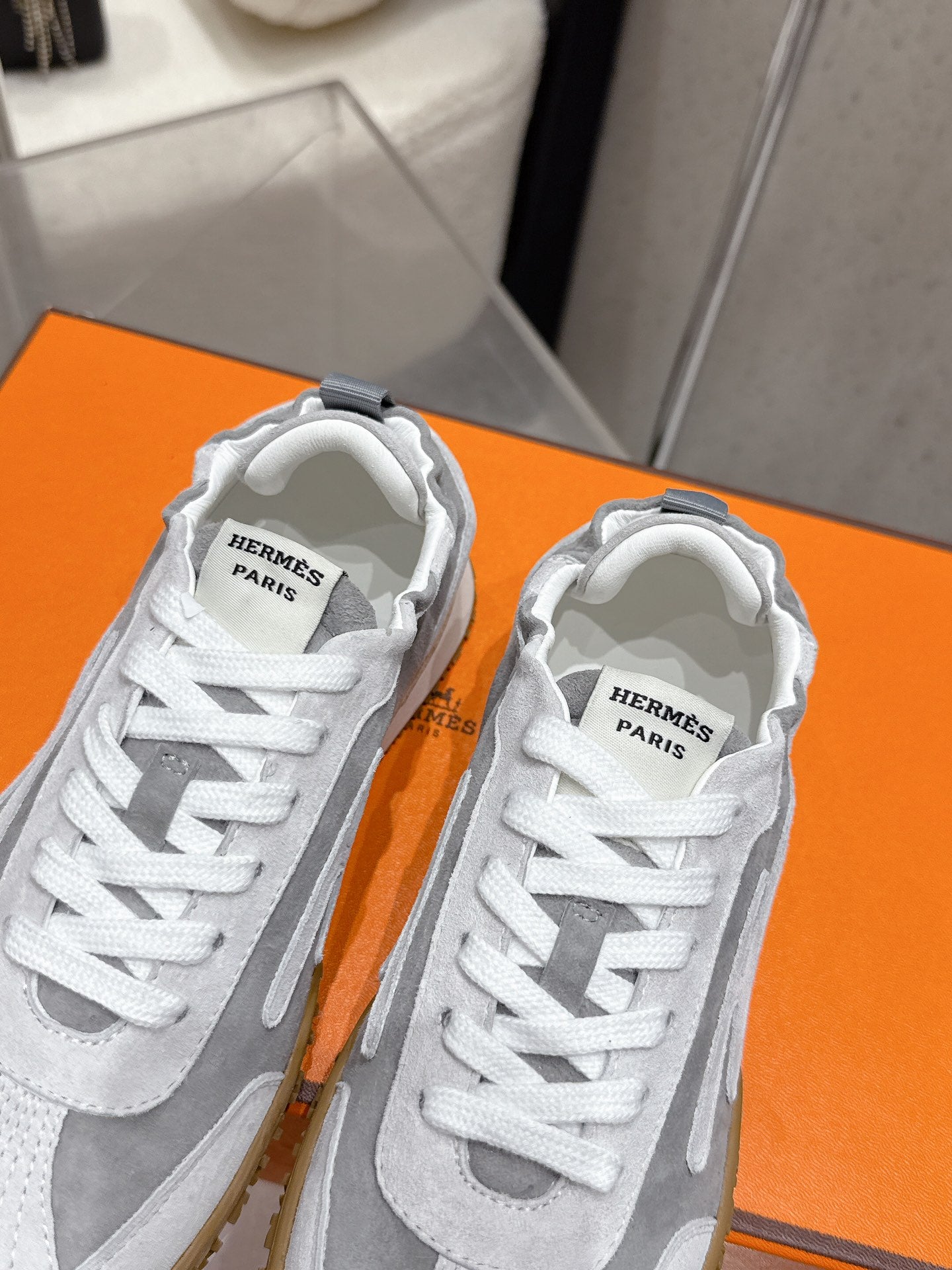 HM Jet Sneaker Dark & Light Grey Suede 554151