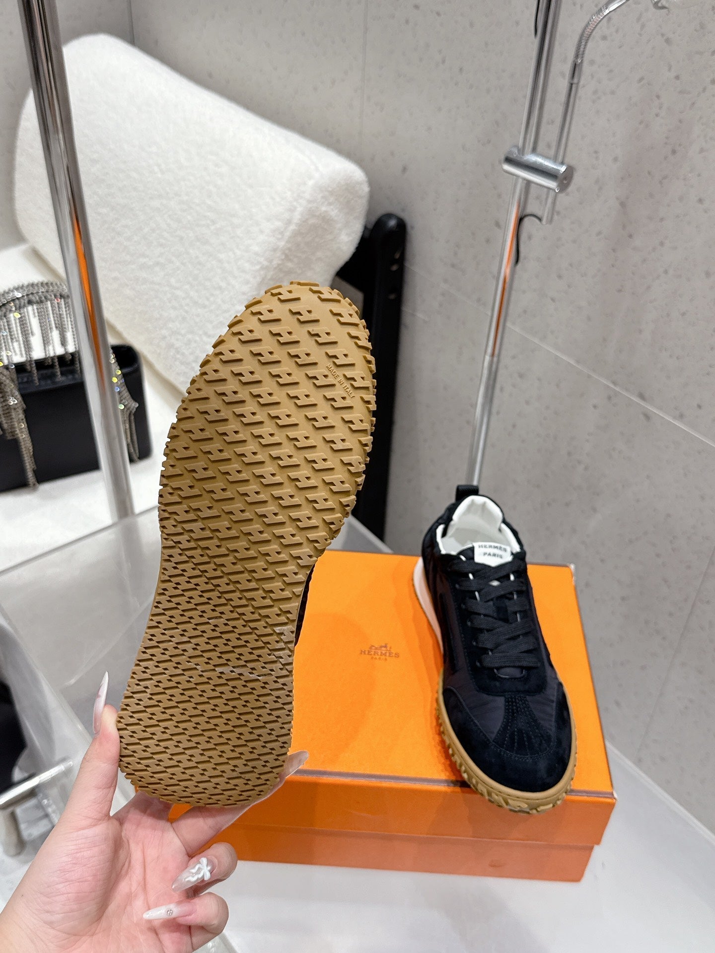 HM Jet Sneaker Black Suede 554152