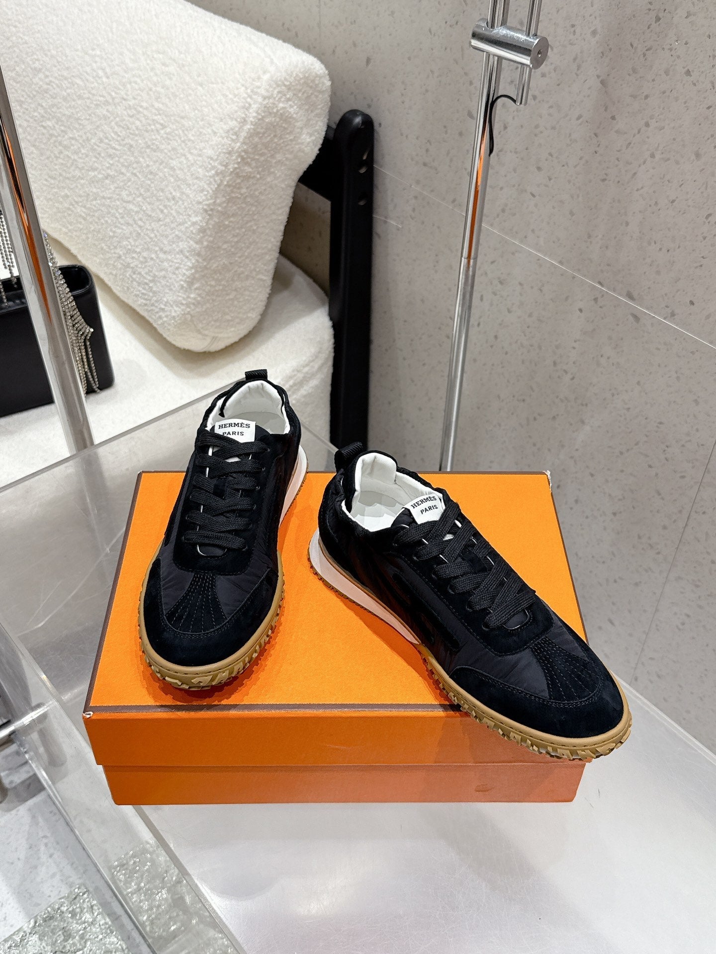 HM Jet Sneaker Black Suede 554152