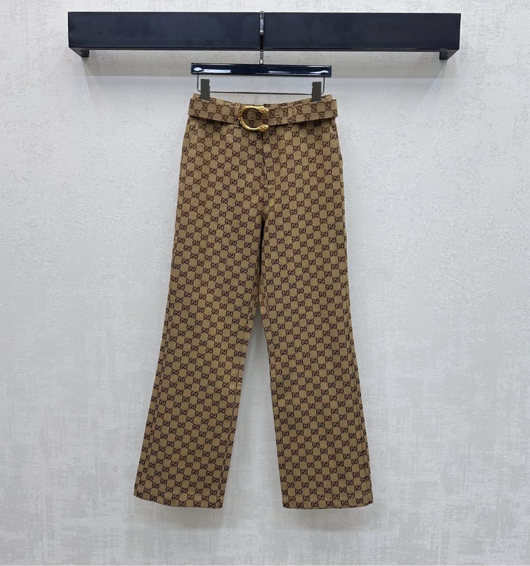 GG Canvas Trousers With Horsebit 342902