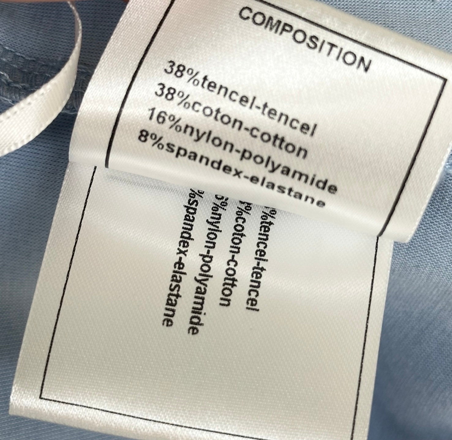CC 2026 Straight-Leg Trousers Blue Tencel Cotton 366977