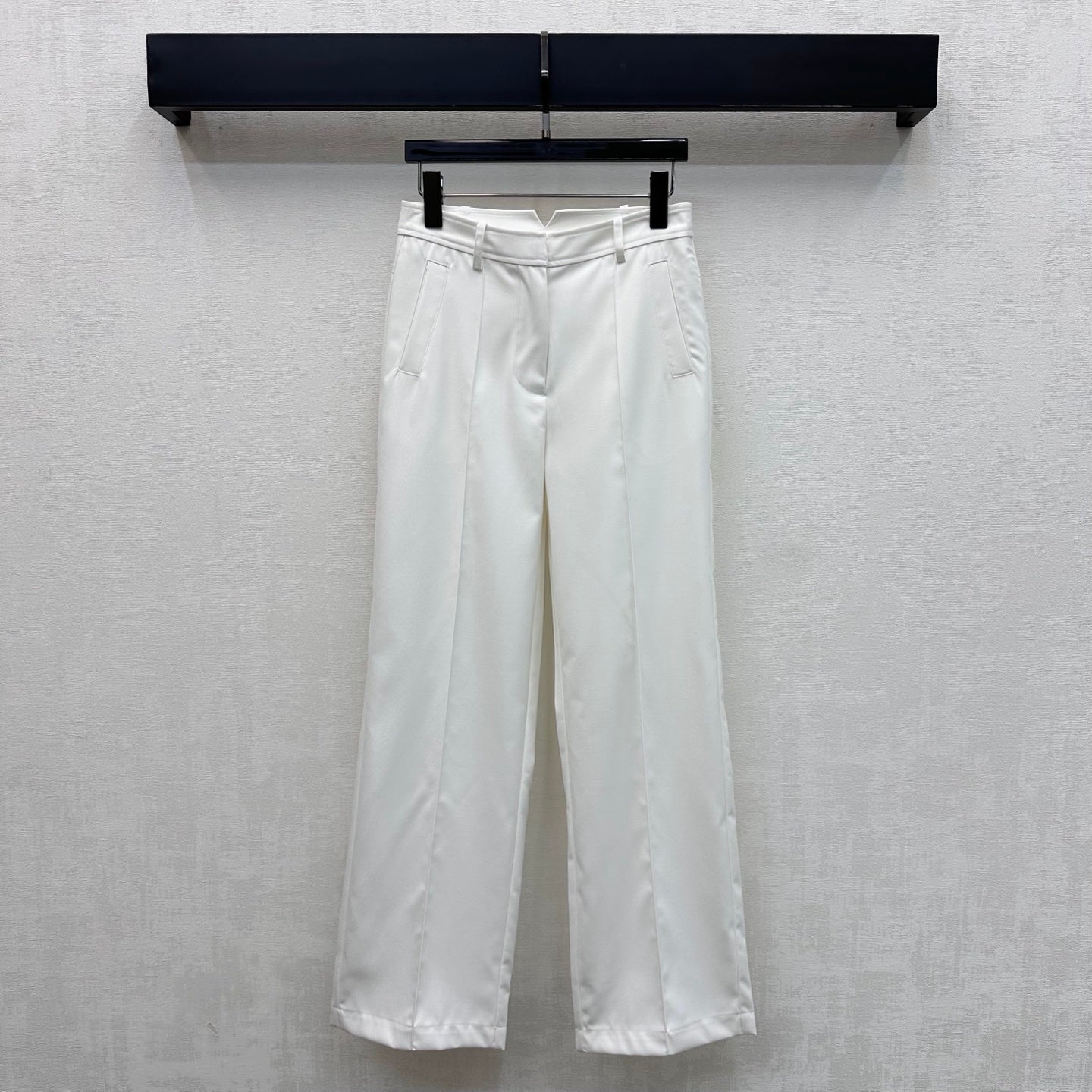 HM 26s Cropped Pants White Cotton 378822