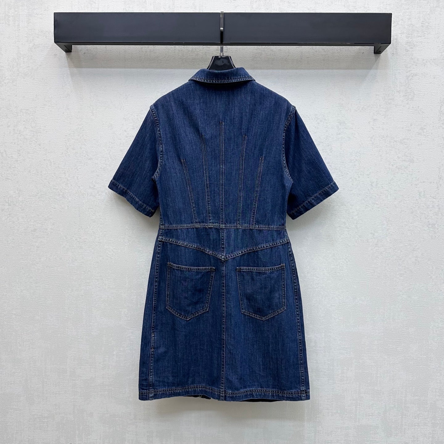 Fendi 26s Dress Navy Blue Denim 378797