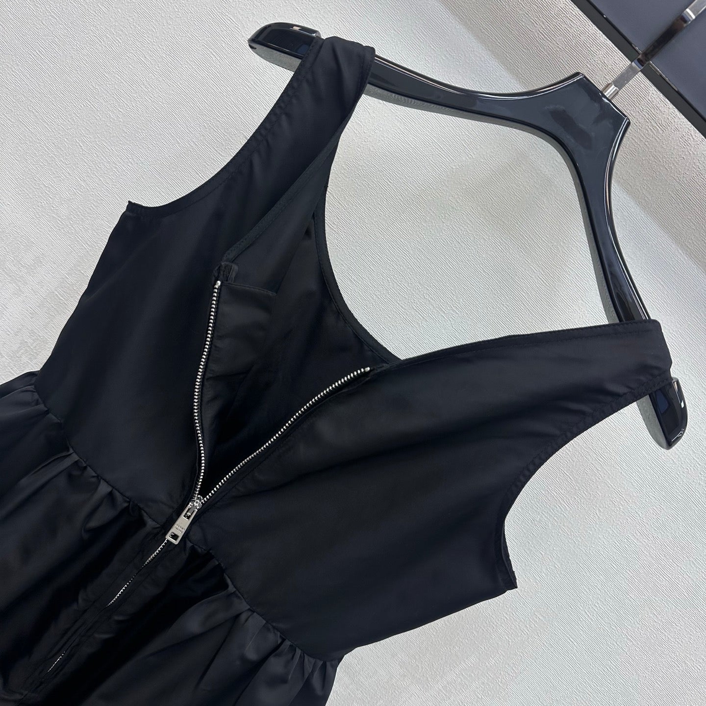 Prada 26s Vest Dress Black Polyester 396594